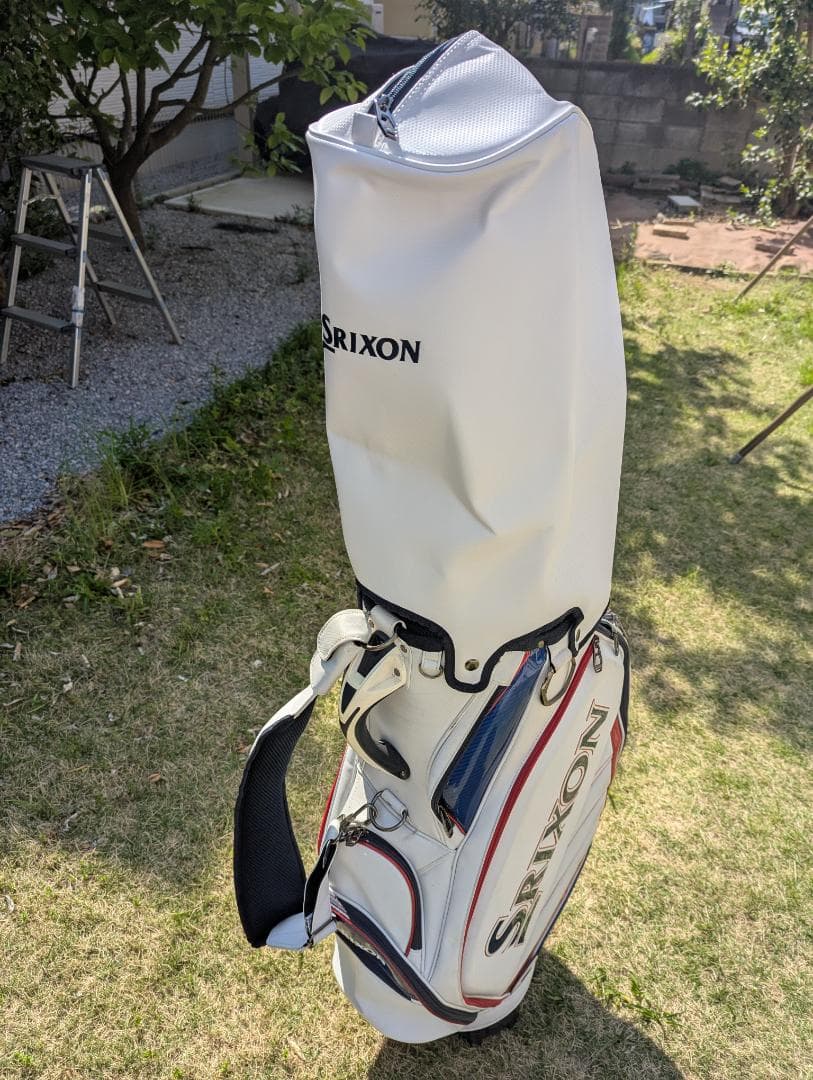 Srixon キャディバッグ ホワイト・レッド・ブルー