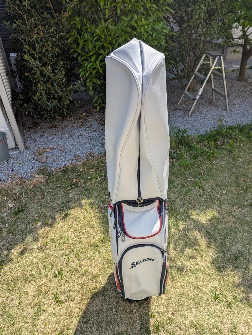 Srixon キャディバッグ ホワイト・レッド・ブルー