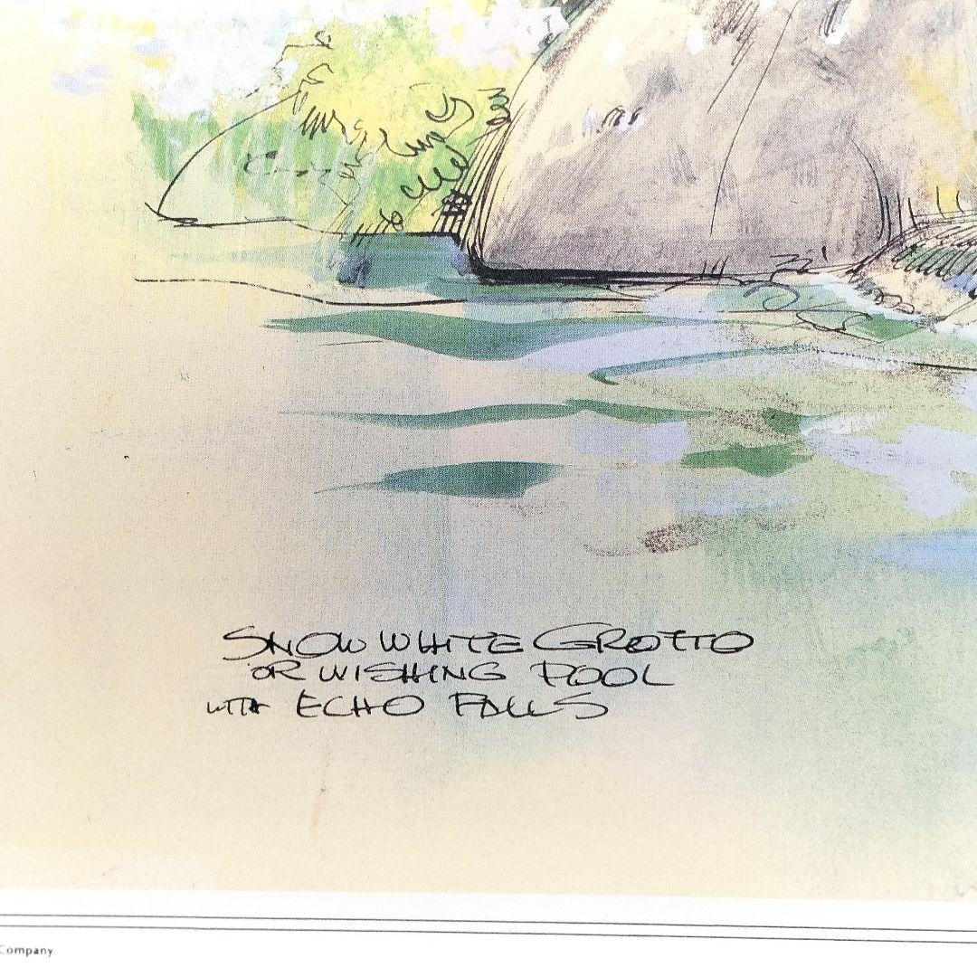 当時物 ディズニー 白雪姫の洞窟と祈りの泉  White Grotto