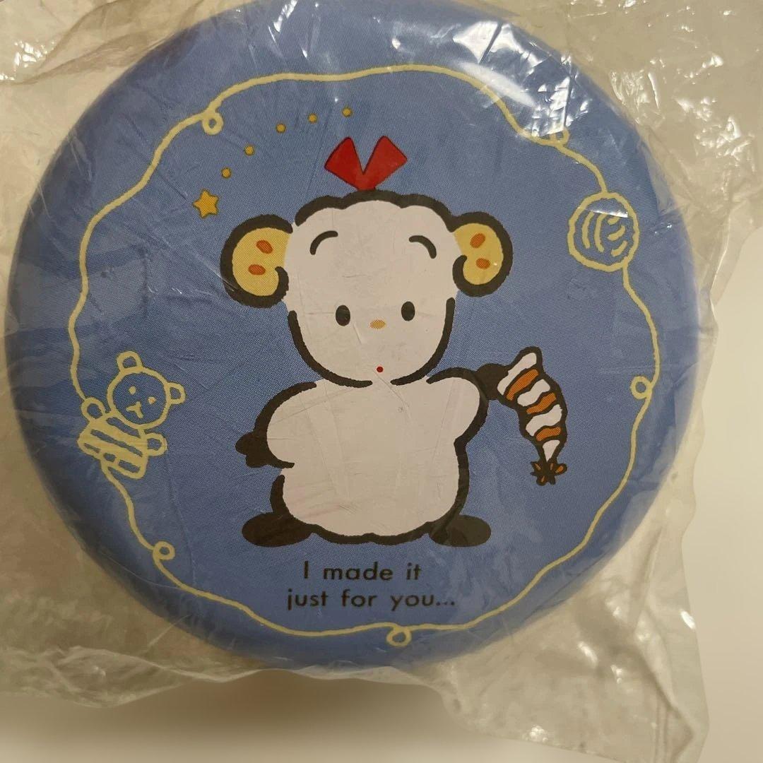 【匿名配送】未使用　未開封 サンリオ 丸缶 小物入れ 1990 文房具