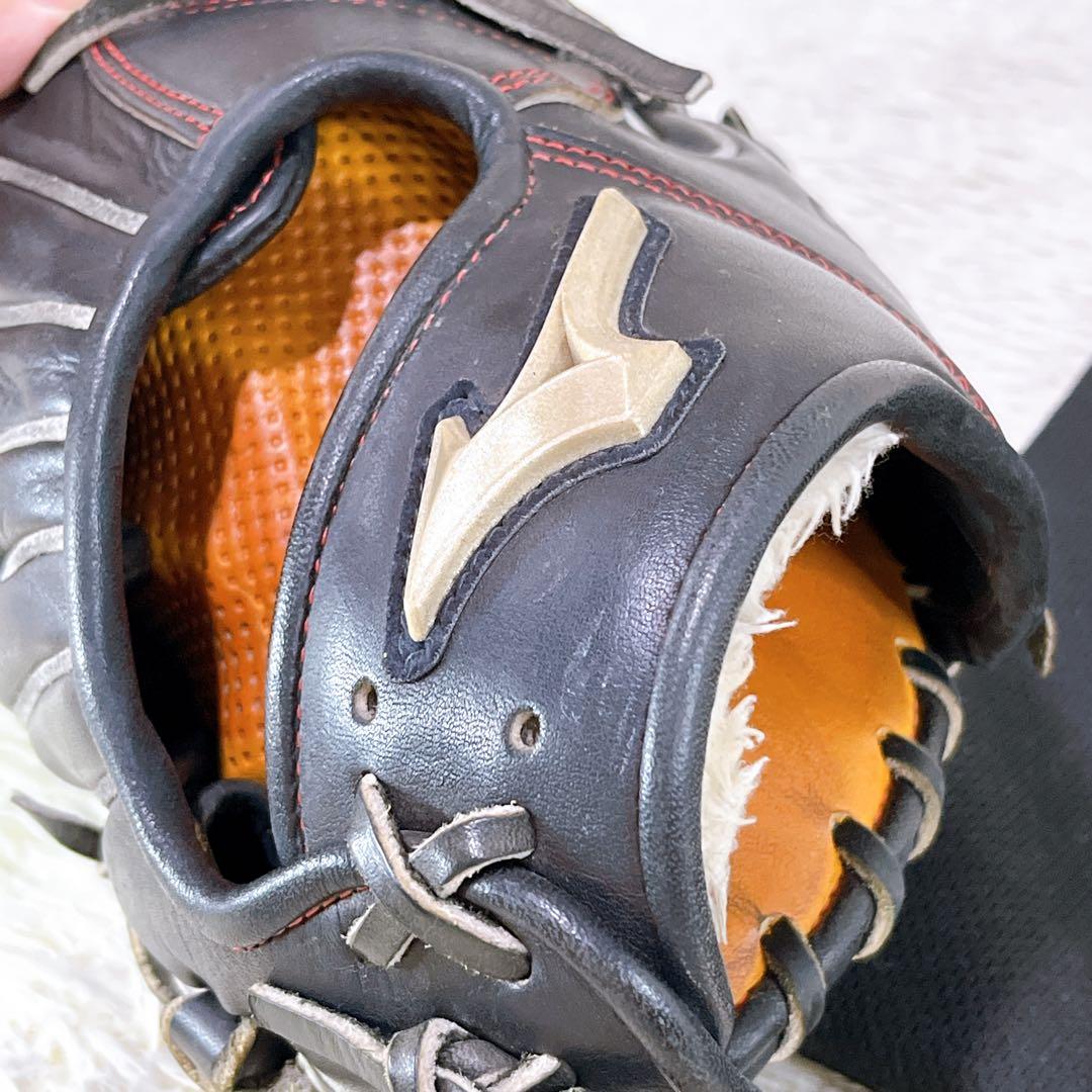 ミズノ MIZUNO グローバルエリート 軟式用グローブマルチ ブラック 11号