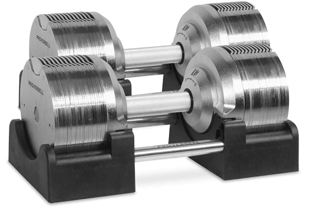 プロバーベル 可変式ダンベル41.5kg×2個+インクラインベンチセット