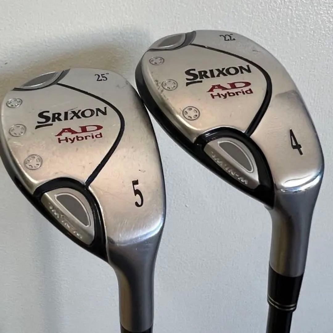 【名器2本セット】スリクソン AD Hybrid 22° & 25°