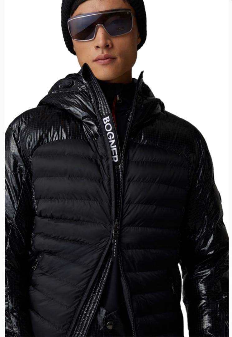 BOGNER ブラック メンズダウンジャケットMサイズ