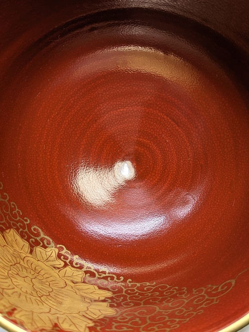 中村香菊 京焼 赤絵金襴手茶盌 共箱 清水焼 抹茶碗 抹茶茶碗 茶道具 茶器