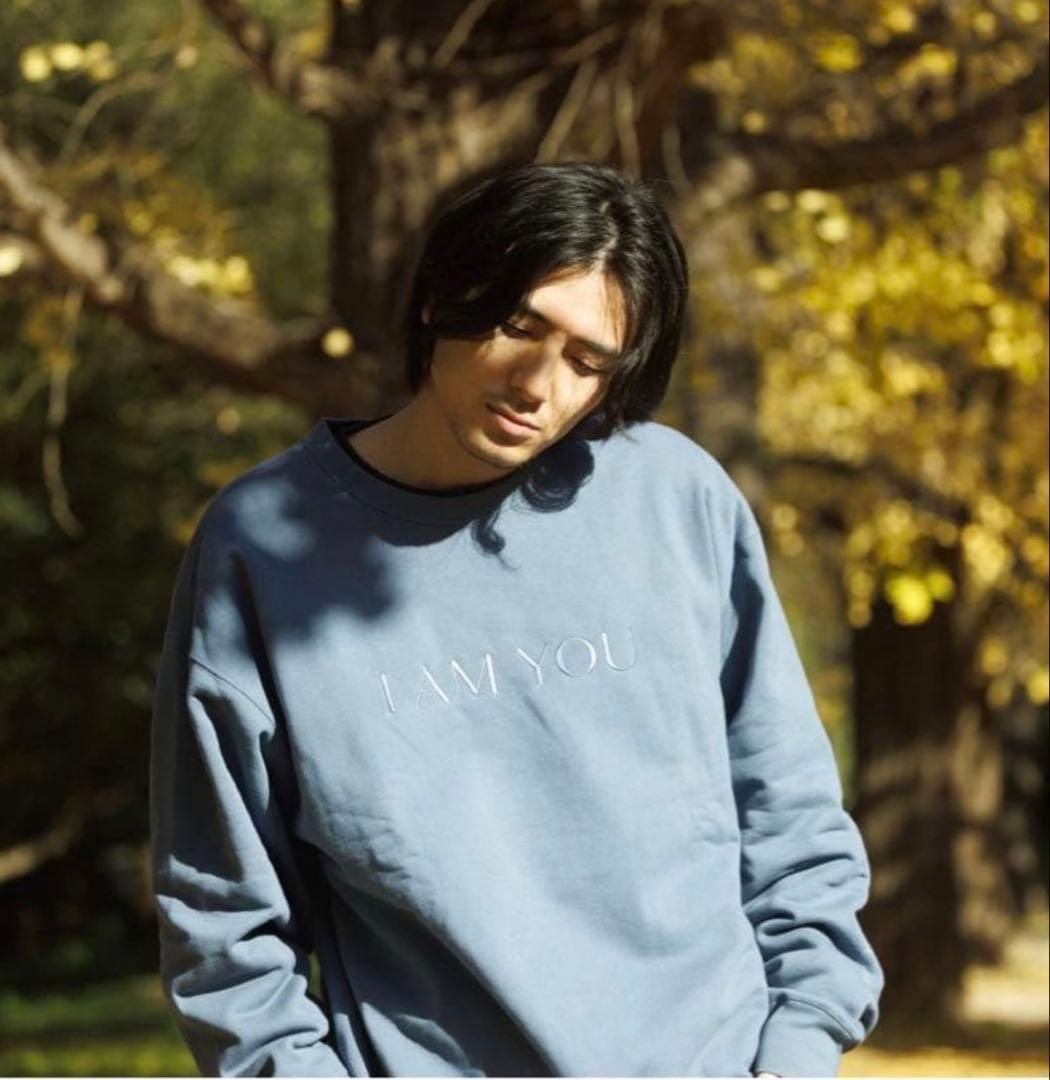 美品　藤井風　スウェット　I AM YOU ブルー　M