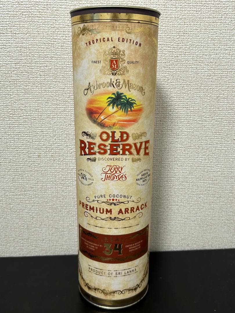 [新品/未開封] スリランカ ココナッツ ラム酒 34%