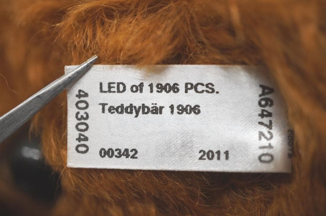 【M02-02】 Steiff シュタイフ テディベア レプリカ 1906