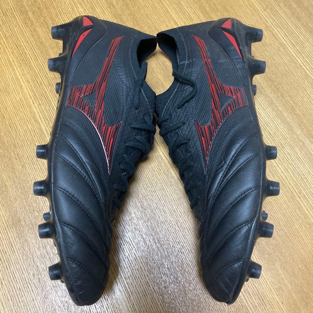 Mizuno Morelia Neo 4限定モデル ブラック/レッド スパイク