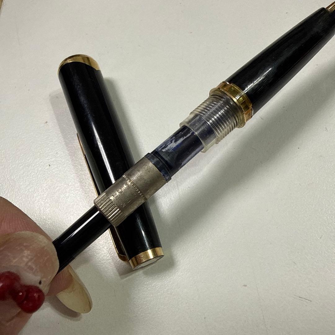 MONTBLANC モンブラン 万年筆 121 ブラック ゴールド 750