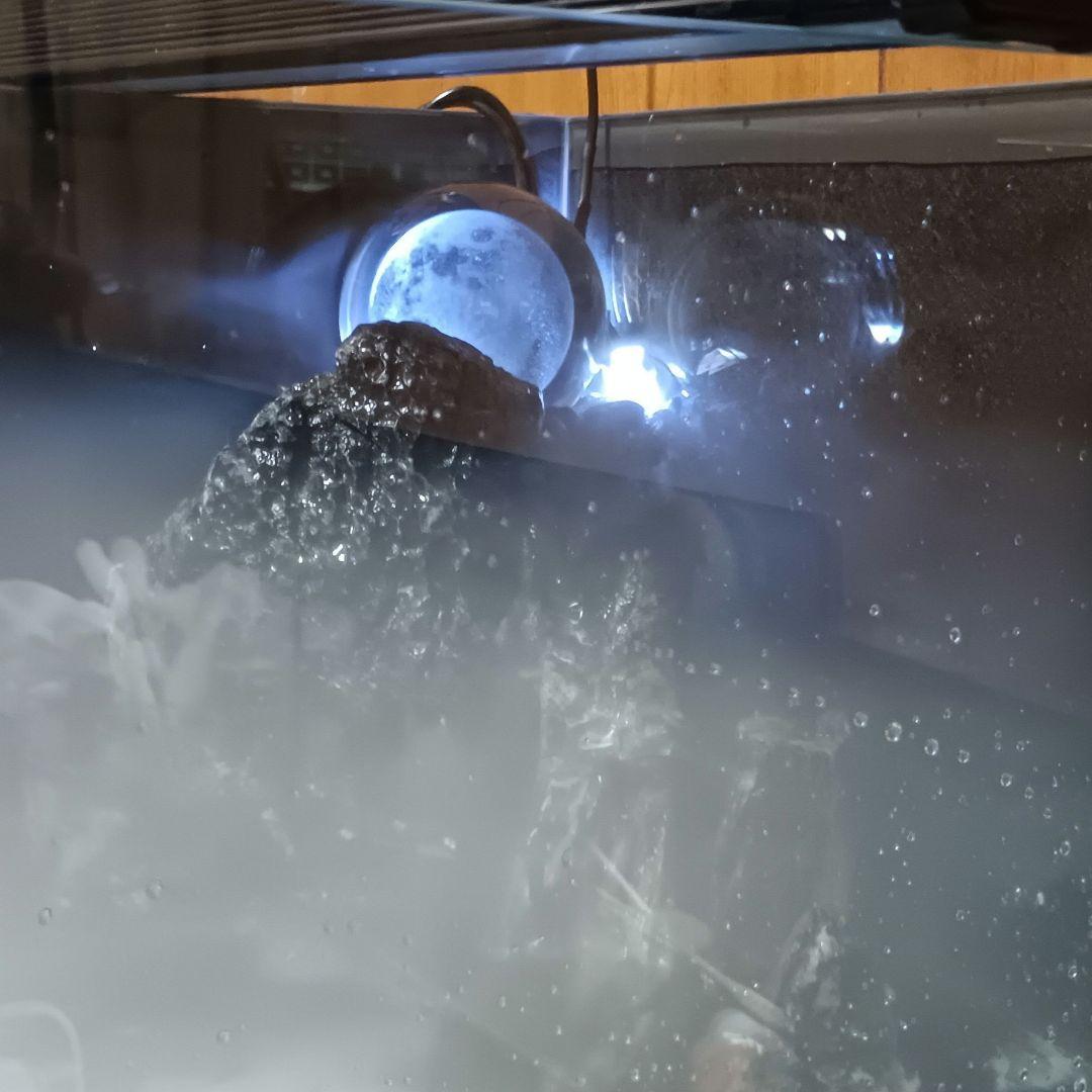 滝の流れるアクアリウム