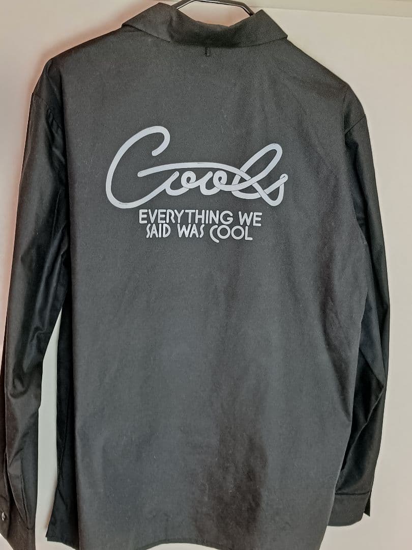 COOLS クールス ネオン 長袖ボーリングシャツ XL ブラック☆希少☆