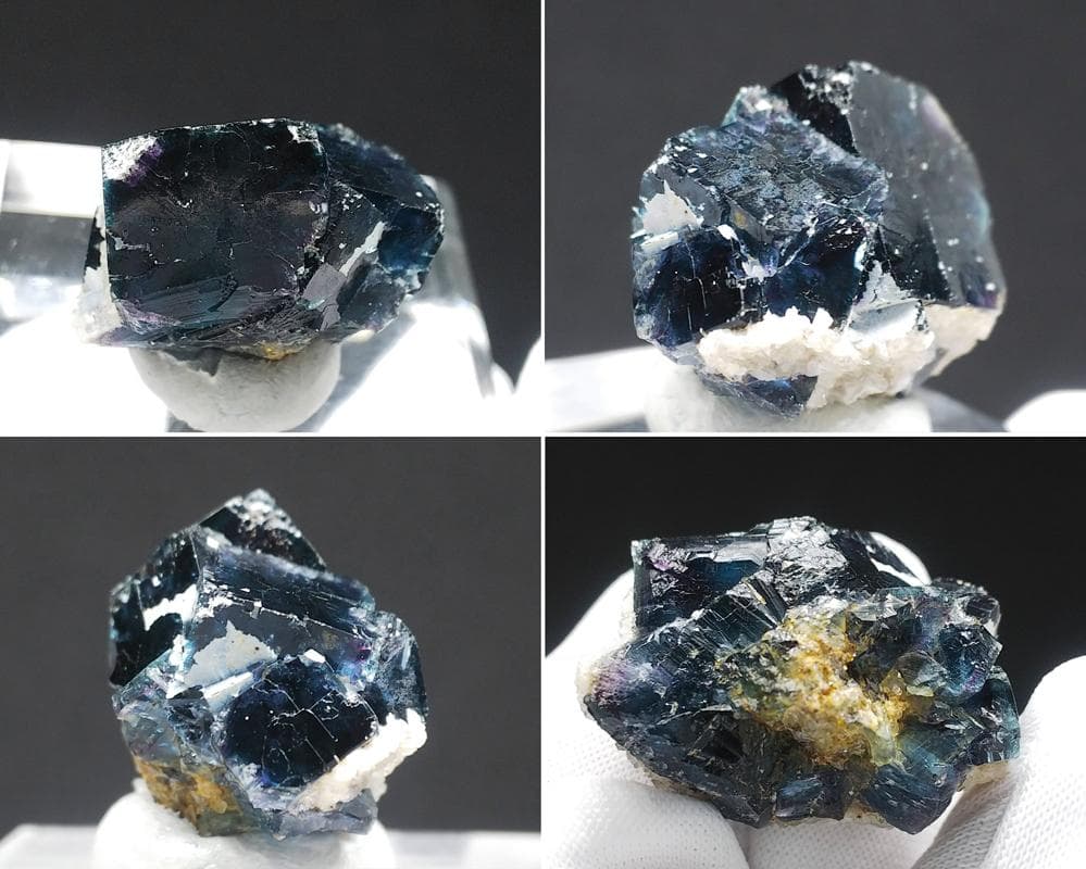 425 オコルス鉱山産 ティールブルー ブルー パープル フローライト