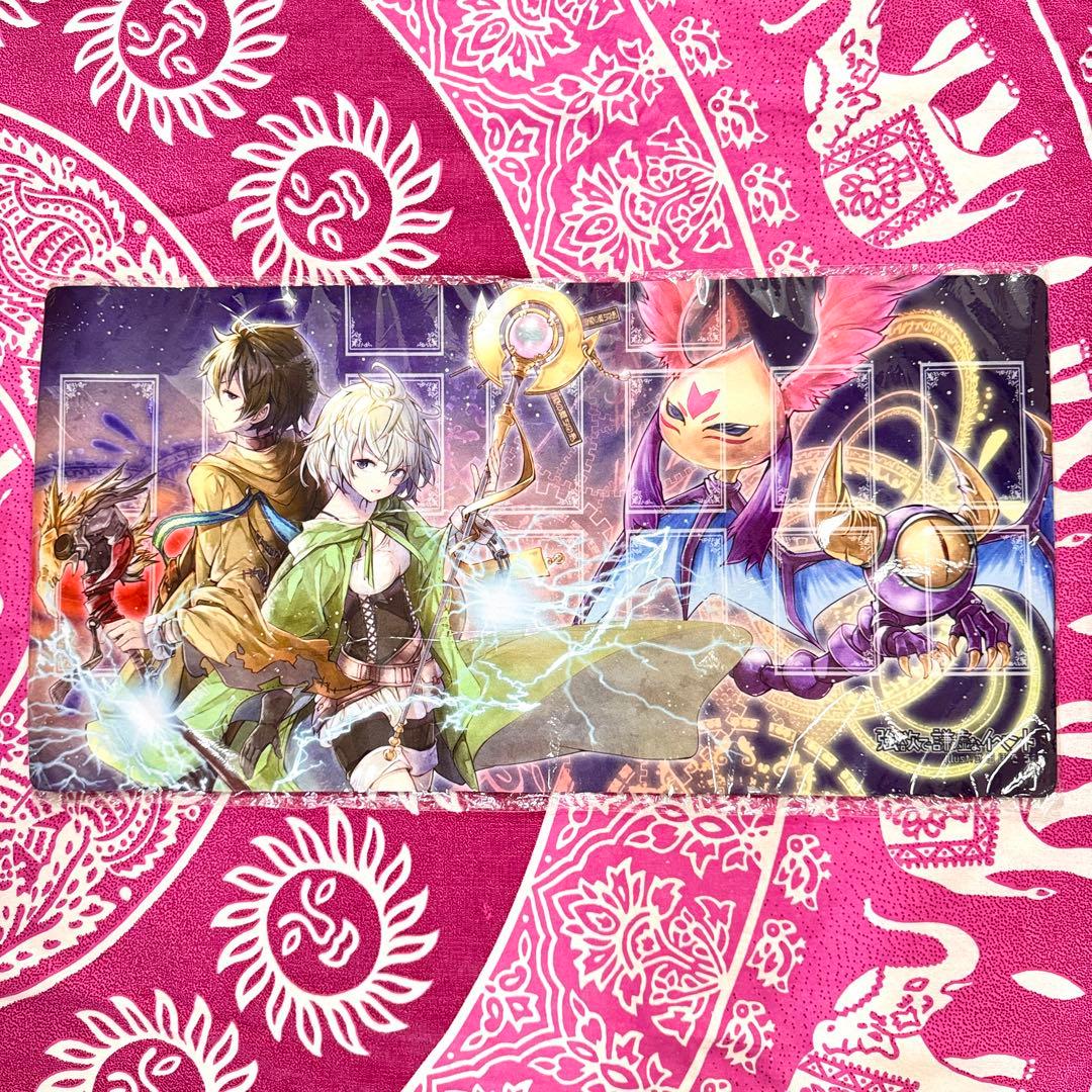 遊戯王 強欲で謙虚なイベント 憑依装着ライナ 憑依装着ダルク プレイマット