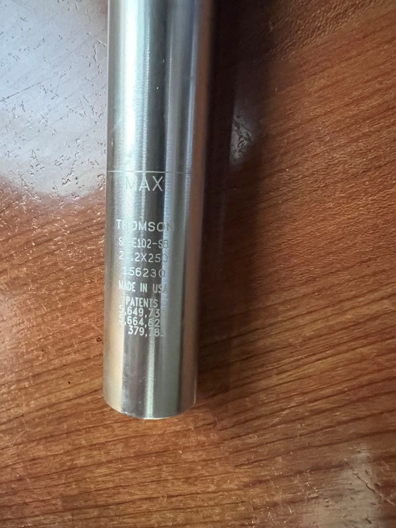 パーツ THOMSON elite seatpost silver 27.2 x 250