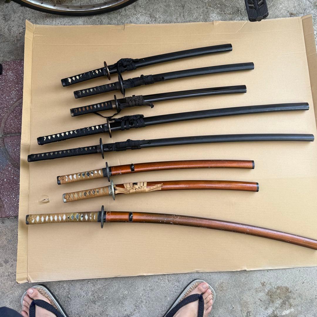 模造刀　8本　模擬刀　刀　和装　コスプレ　侍　サムライ　 日本刀　剣　乱舞　武士