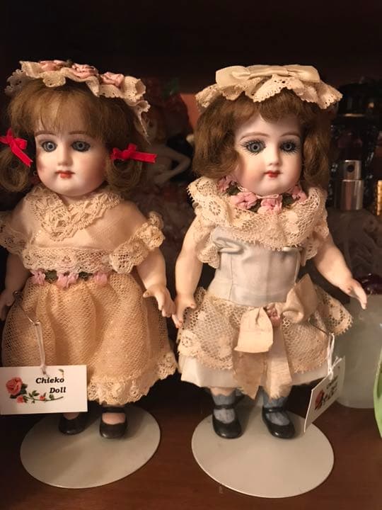 ハンドメイド ビスクドール❷ ドールスタンド付き