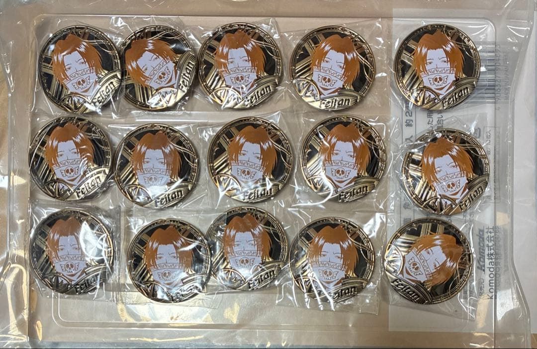 HUNTER×HUNTER 彫金シリーズ　フェイタン　缶バッジ　セット　中国　②