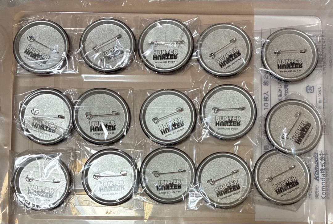 HUNTER×HUNTER 彫金シリーズ　フェイタン　缶バッジ　セット　中国　②