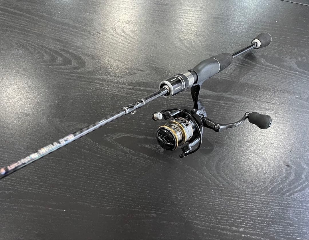 アジング釣りセット2ピースロッド（180㌢）&リール・ダイワ月下美人ワーム8点付