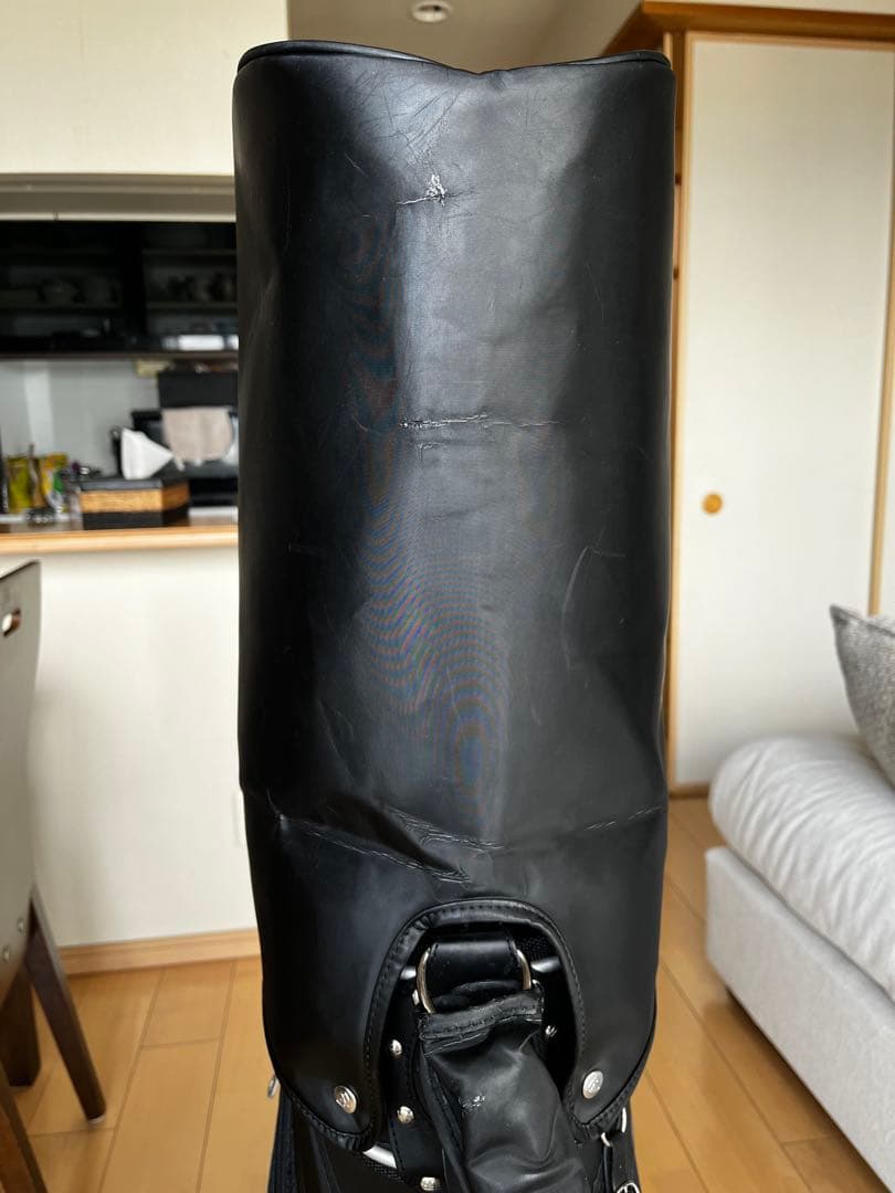 完売品希少旧ロゴ　良品　ナイキ　ゴルフ　黒　ド迫力大型キャディバッグ　NIKE