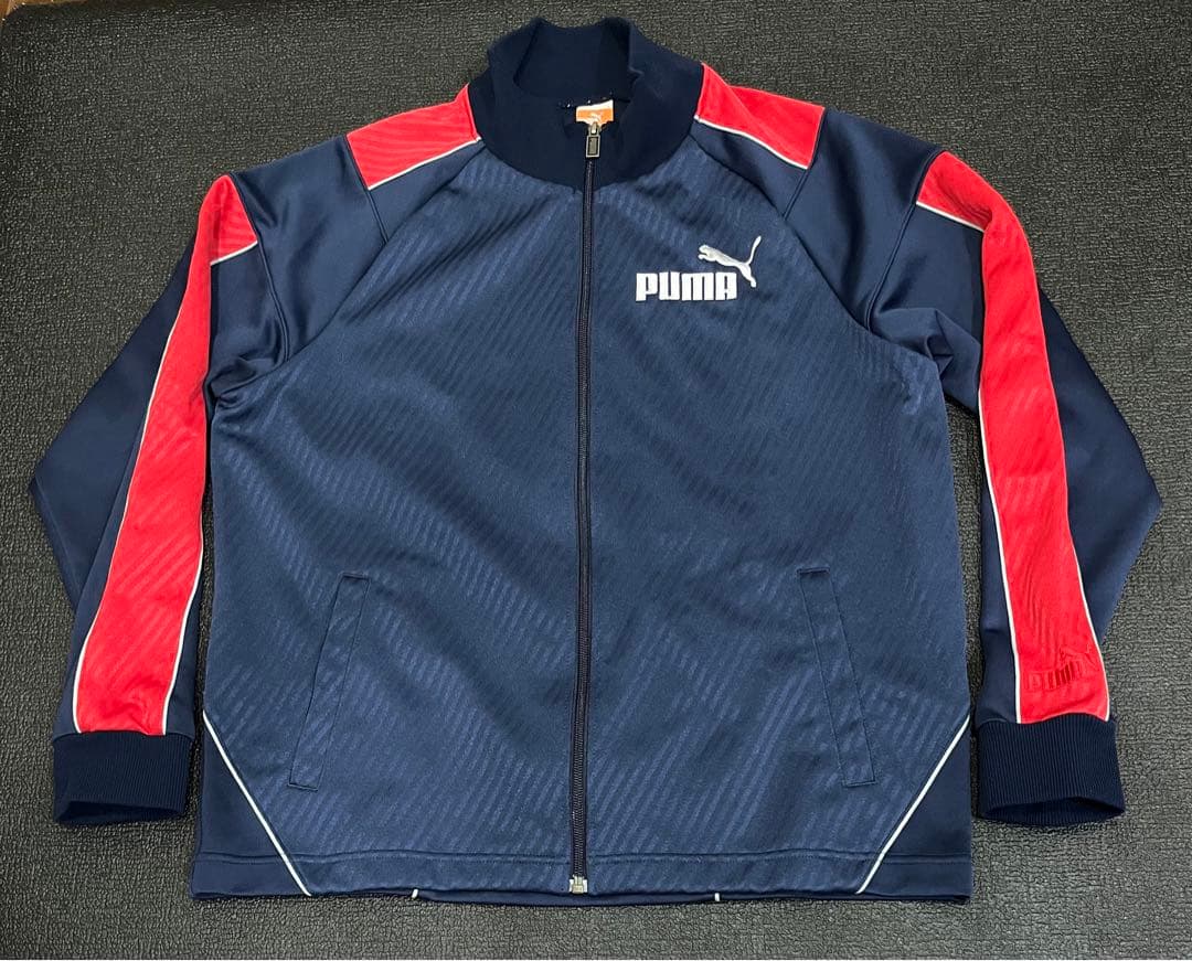 PUMA 日本製 サイドライン 刺繍ロゴ セットアップ ジャージ サイズ　M