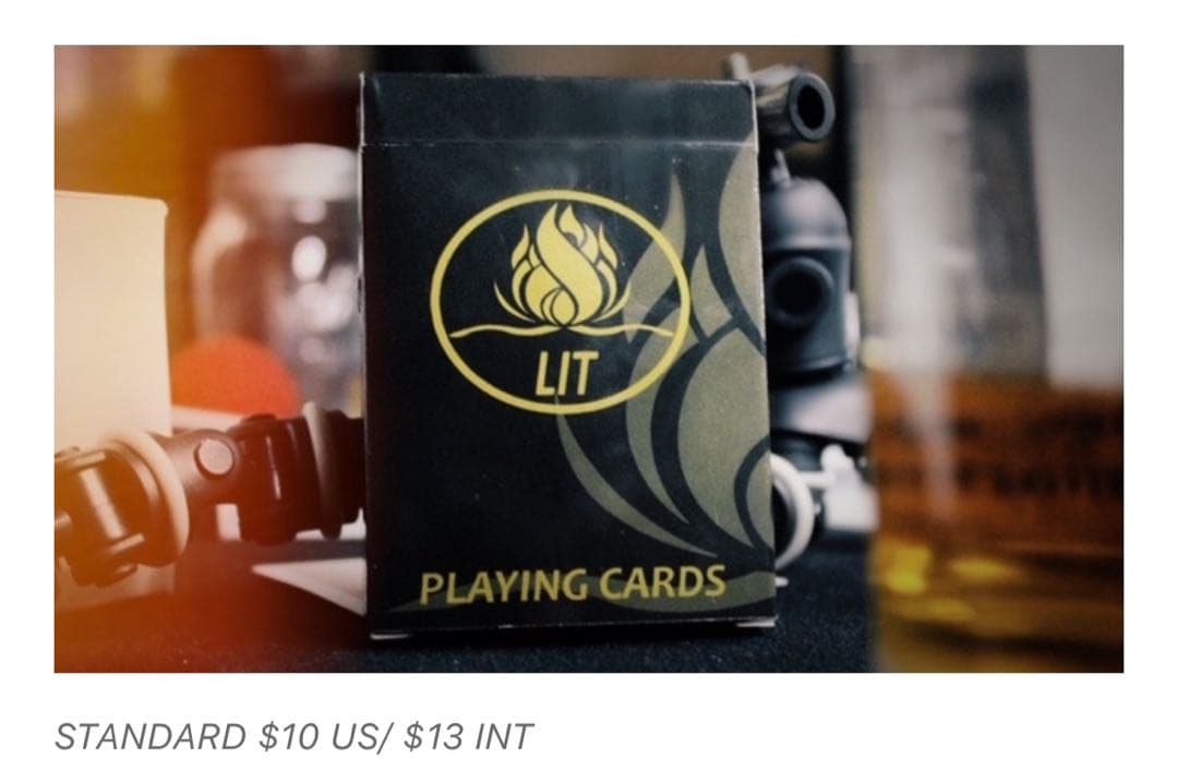 トランプ Lit playing cards v1 v2 gilded