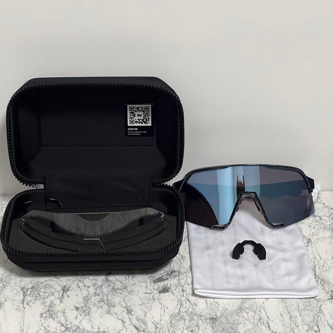 100% ワンハンドレッド サングラス S3 Black Holographic