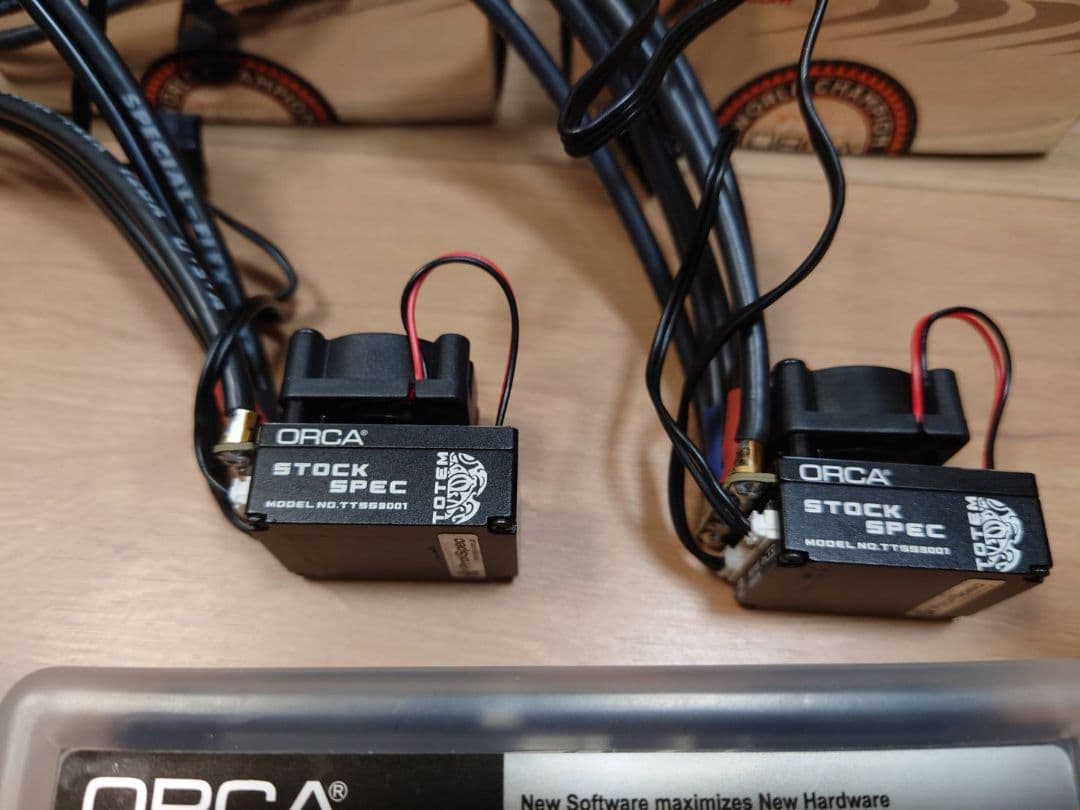 最終お値下げ オルカ ブラシレスESC 2個 プログラムカード セット