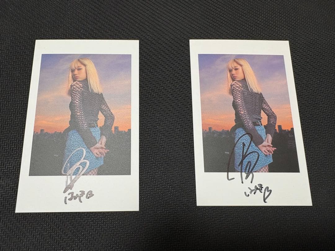 ブランデー戦記 蓮月 サイン入りチェキ風カード2枚セット