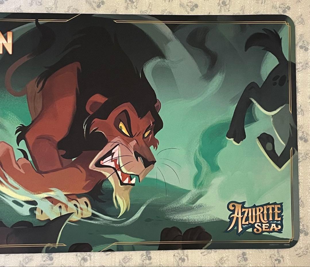 海外大会限定 ロルカナ スカー チャンピオン プレイマット ディズニー