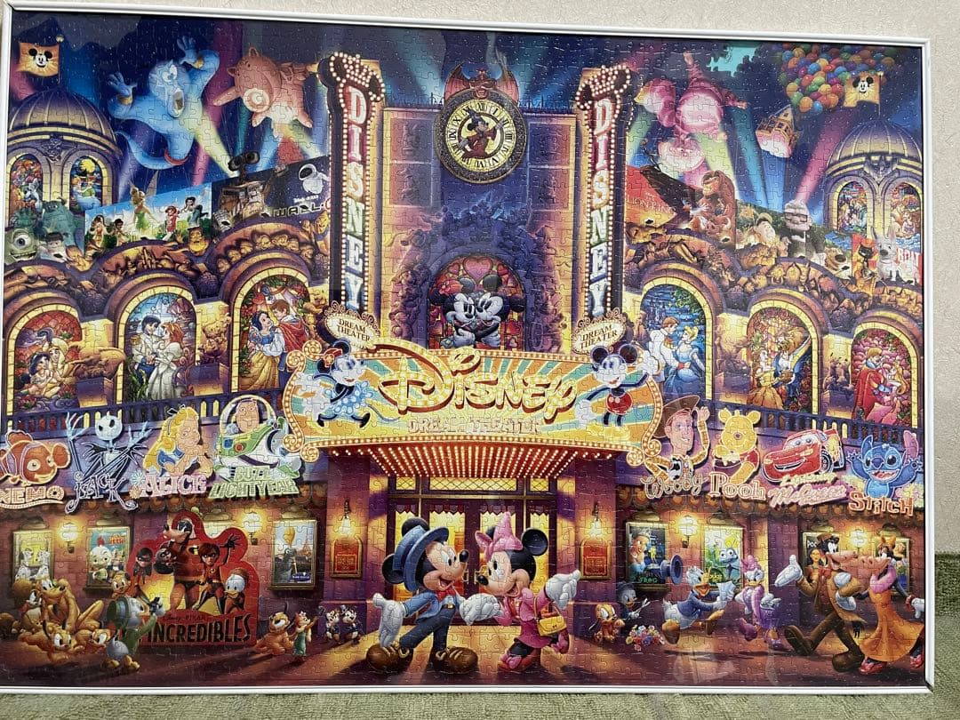 ジグソーパズル　ディズニー　1000ピース　フレーム入り　6月限定