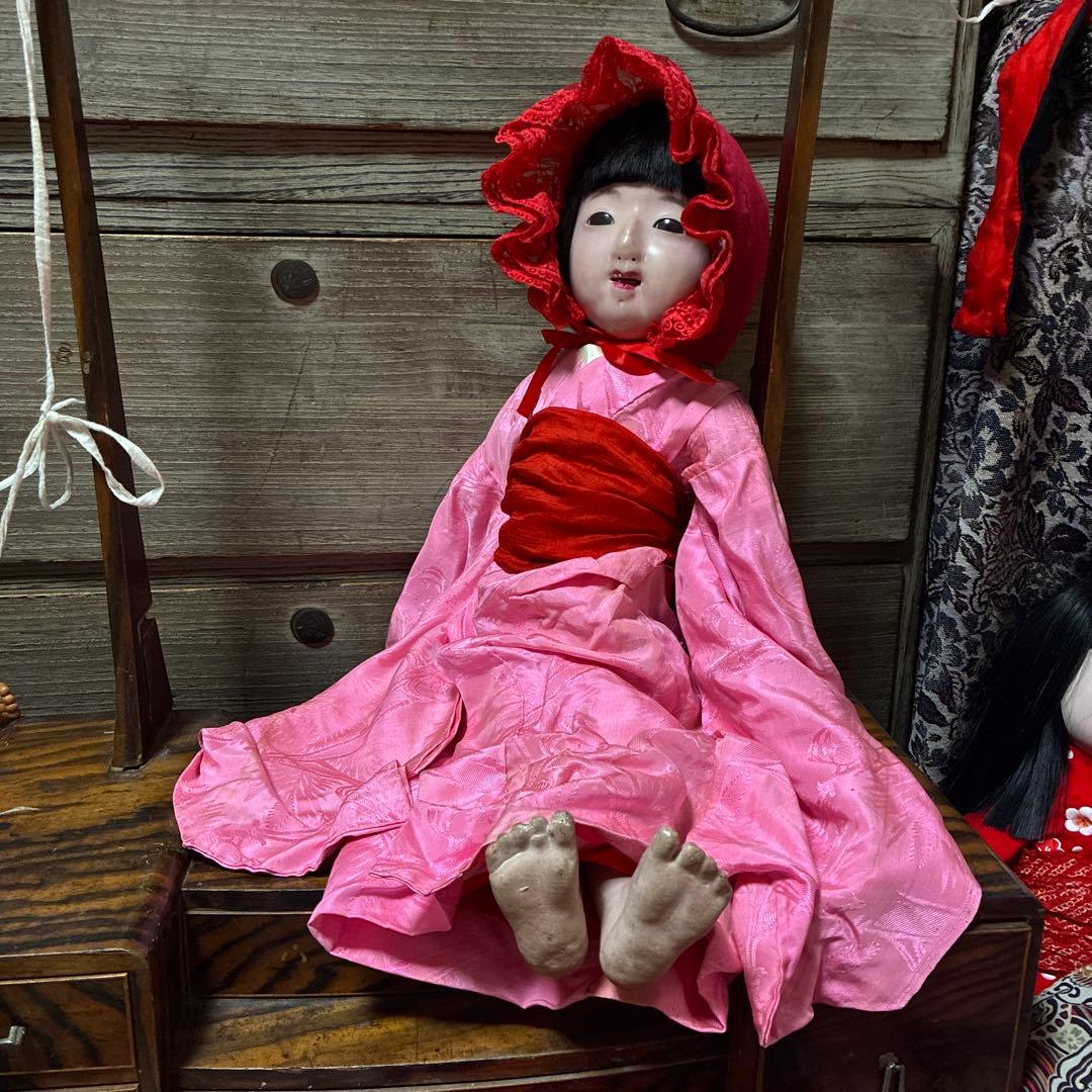 市松人形　銘なし