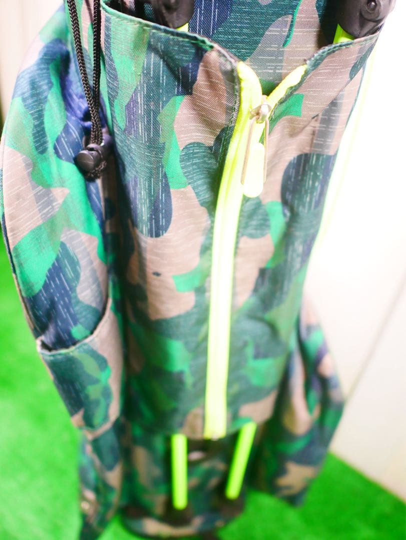 G*n様 Riviera カモフラージュ ゴルフバッグ　リビエラ　スタンド付