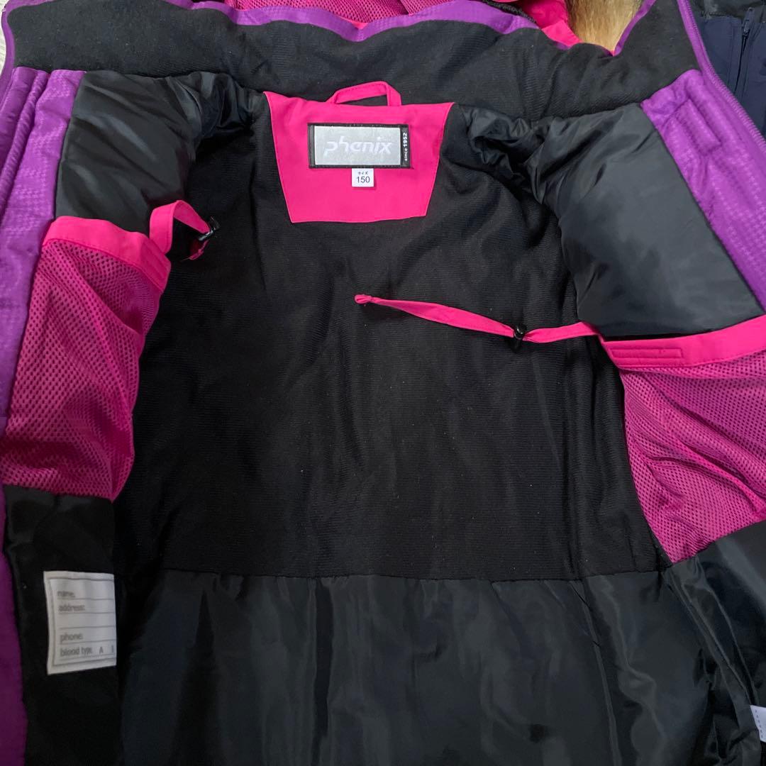 綺麗！ フェニックス Phenix 150スキーウェア上下 140 雪 女の子