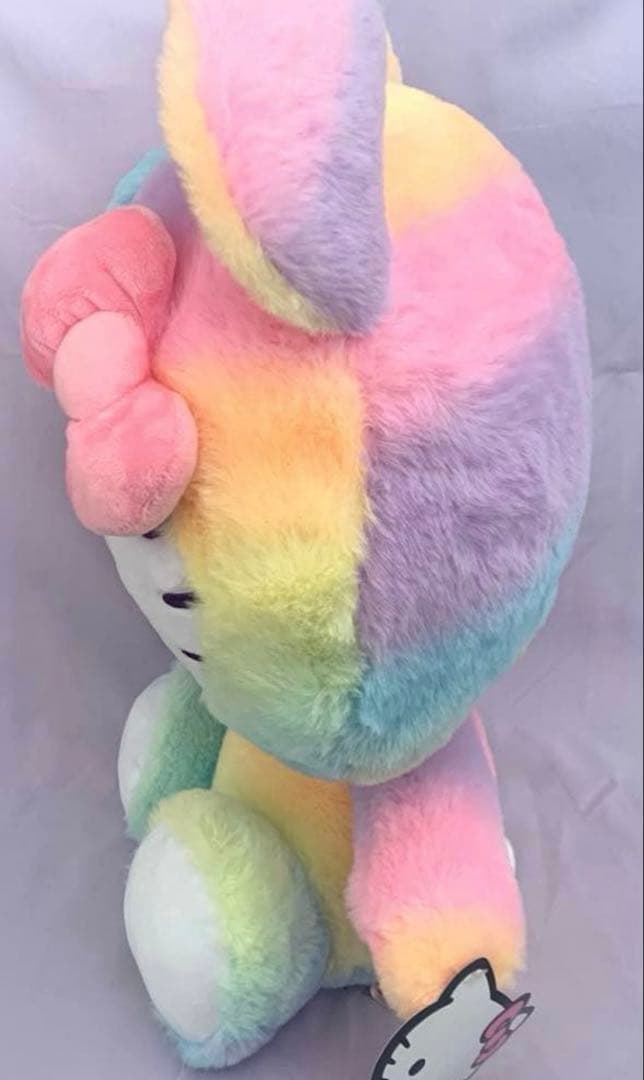 ハローキティ レインボーシャーベットぬいぐるみ ベア 17.5インチ ジョングク