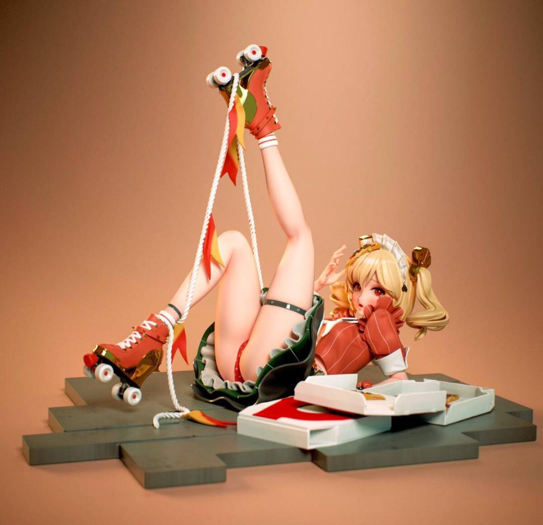 バーニス・ホワイト　17ｃｍ　1/7　未塗装未組立　ガレキ　ゼンレスゾーンゼロ