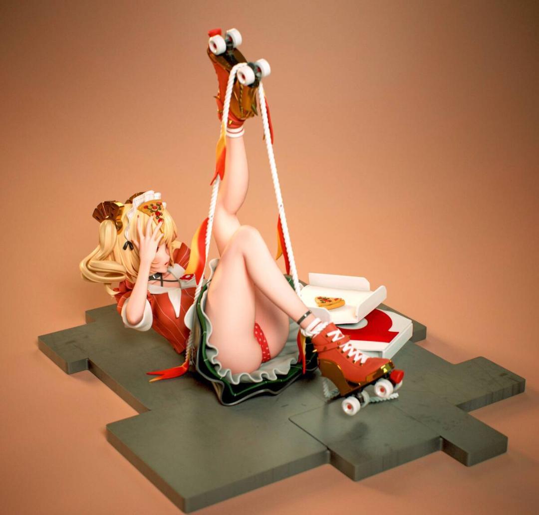 バーニス・ホワイト　17ｃｍ　1/7　未塗装未組立　ガレキ　ゼンレスゾーンゼロ