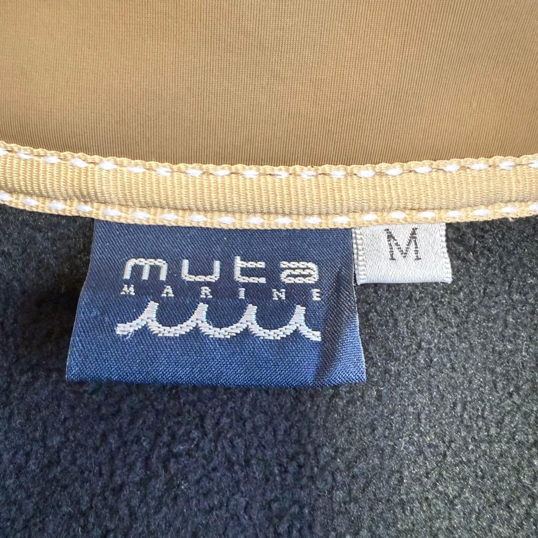 【ムータマリン】極美品 ジップワンピース 裏起毛 プリーツ Mサイズ