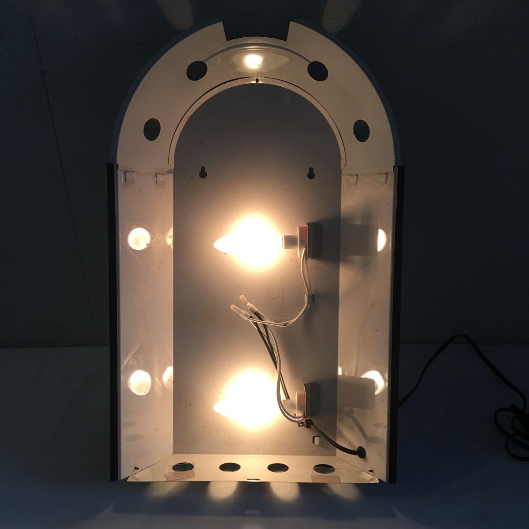 ☆ライト通電確認済み☆サントリーオールド ステンドグラス型 時計 昭和レトロ