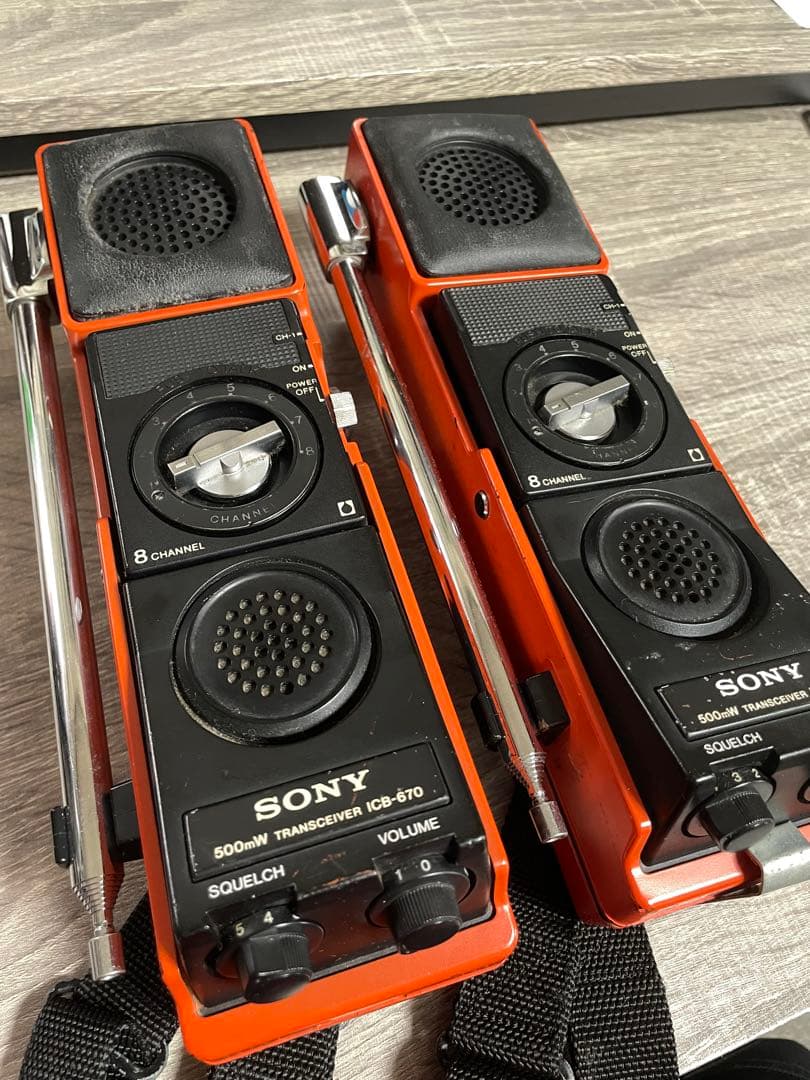 【正常起動‼️】SONY トランシーバー ICB-670／ 2機