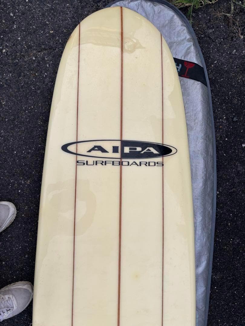 AIPA ロングボード サーフボード シングルフィン ハードケース付