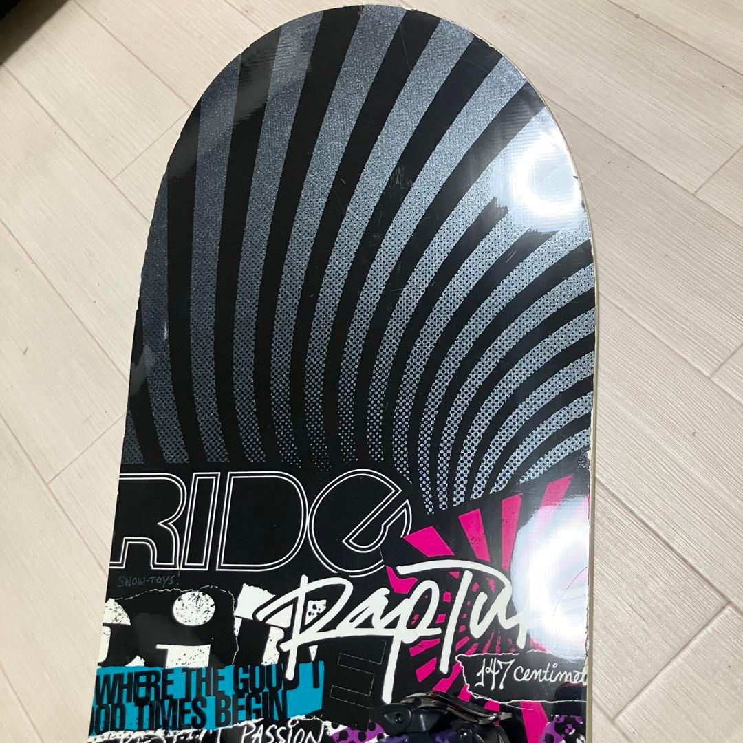 RIDE RAPTURE SERIESライドスノーボード147/FLUXバインS