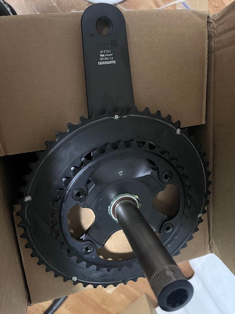 新車外し シマノクランクセット ULTEGRA 4iiii パワーメーター