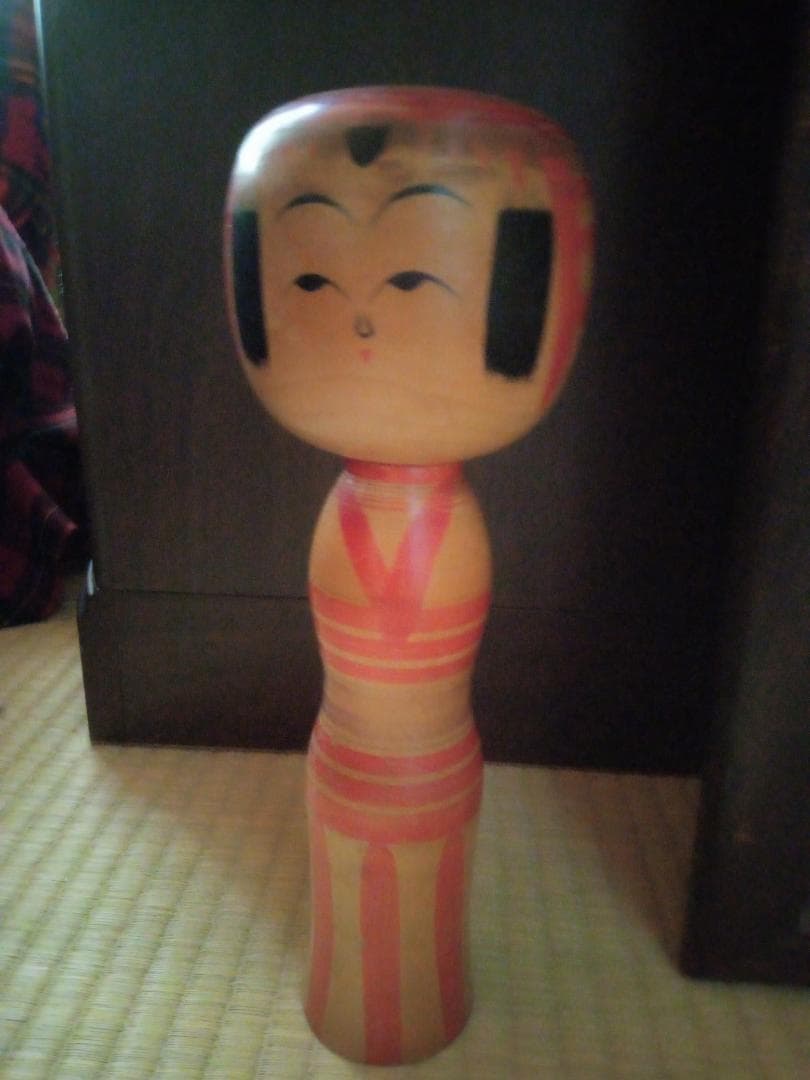 ビンテージ！大型弥治郎こけし 大中2本　小1本オマケ付き