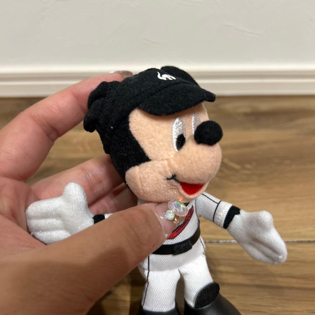 大阪近鉄バファローズ　ディズニー　ぬいぐるみ　ミッキー