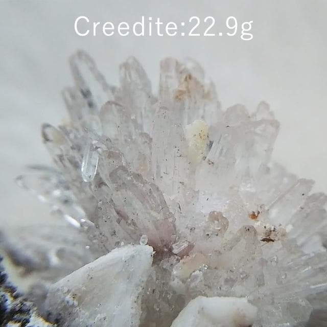 22.9g　クリード石　クリーダイト　鉱物標本