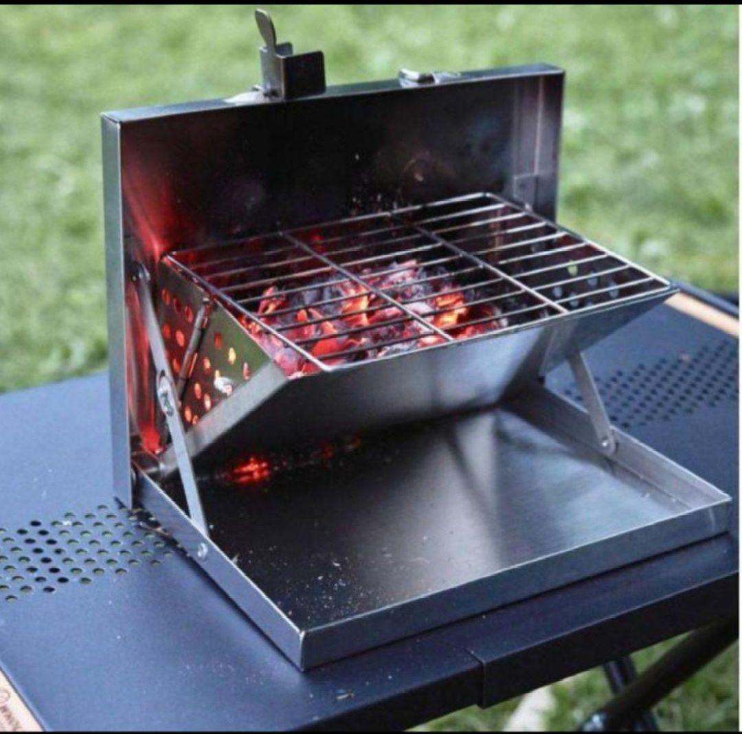 新品 ホールアース A3 コンパクトグリル ソロキャンプ バーベキューコンロ