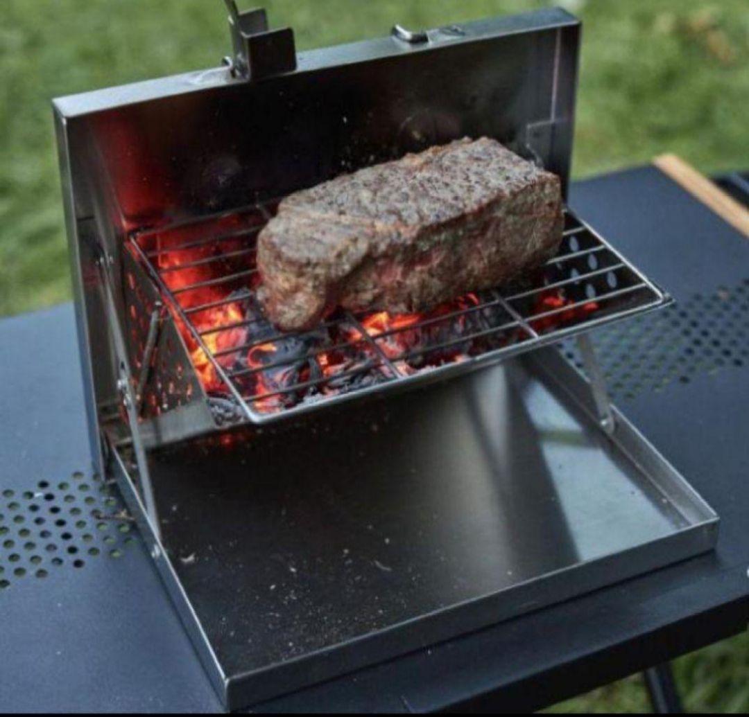 新品 ホールアース A3 コンパクトグリル ソロキャンプ バーベキューコンロ