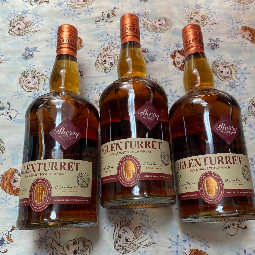 グレンタレット シェリーカスク 700ml×3本